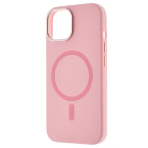 Impact-Resistant Premium MagSF Case for iPhone 15, Pink 4