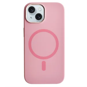 Удароустойчив калъф Premium MagSF за iPhone 15, Розов