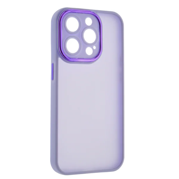 Удароустойчив калъф Color 26 за Iphone 15 Pro Max, Лилав 2