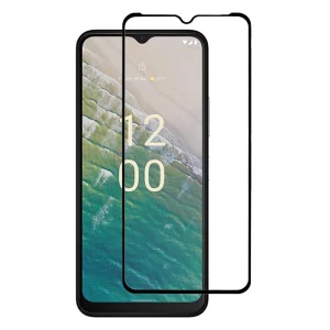 Стъклен Протектор OG Full Glue 5D за Nokia C32, Черен