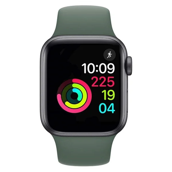 Силиконова каишка за Apple Watch Series 1/2/3 42mm / Series 4/5/6/SE 44mm , Зелен 2