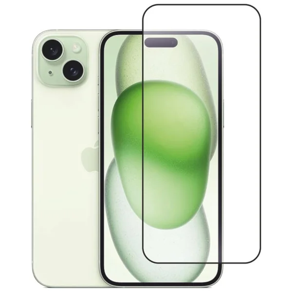 Стъклен Протектор OG Full Glue 5D за Iphone 15, Черен 1