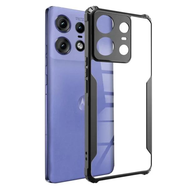 Anti-Drop Shock-Resistant Case for Motorola Moto Edge 50 Pro, Black 2
