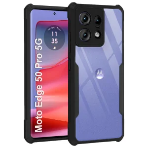 Удароустойчив калъф Anti-Drop за Motorola Moto Edge 50 Pro, Черен