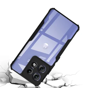 Anti-Drop Shock-Resistant Case for Motorola Moto Edge 50 Pro, Black 3