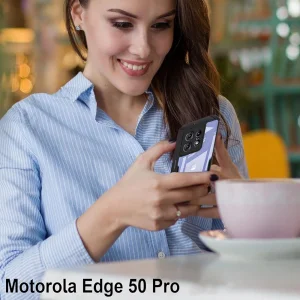 Anti-Drop Shock-Resistant Case for Motorola Moto Edge 50 Pro, Black 4