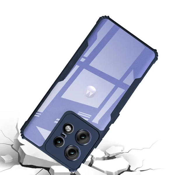 Удароустойчив калъф Anti-Drop за Motorola Moto Edge 50 Pro, Син 3