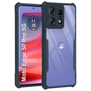 Удароустойчив калъф Anti-Drop за Motorola Moto Edge 50 Pro, Син