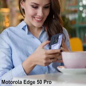 Удароустойчив калъф Anti-Drop за Motorola Moto Edge 50 Pro, Син 4
