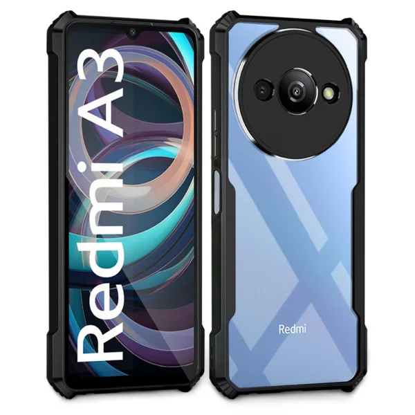 Удароустойчив калъф Anti-Drop за Xiaomi Redmi A3, Черен 2