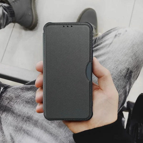 Wallet Case Razor Book for Samsung Galaxy A15, Black 2