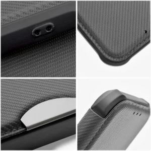 Wallet Case Razor Book for Samsung Galaxy A15, Black 3