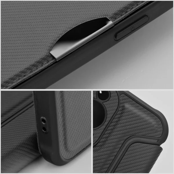 Razor Book Case for Xiaomi Redmi 13C, Black 3