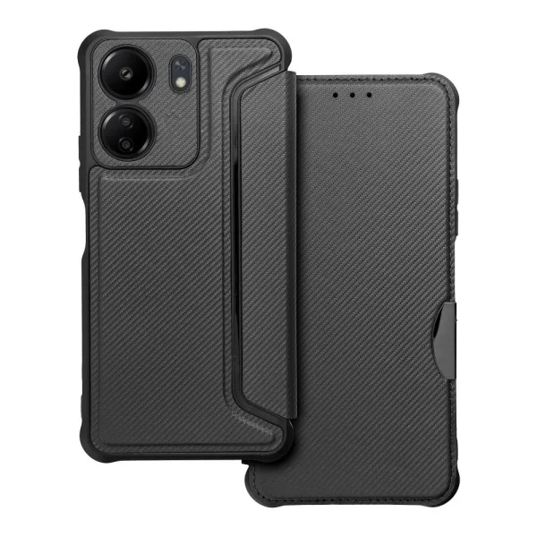 Razor Book Case for Xiaomi Redmi 13C, Black 1