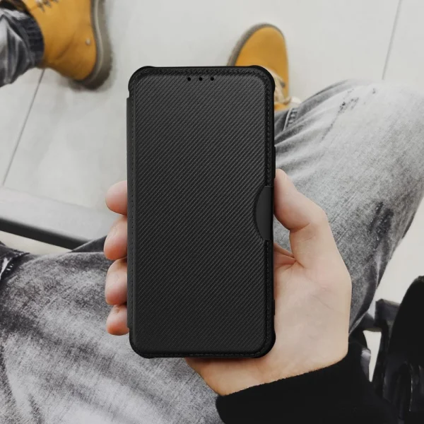 Razor Book Case for Xiaomi Redmi 13C, Black 2