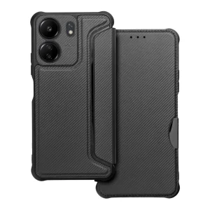 Калъф Тефтер Razor за Xiaomi Redmi 13C, Черен