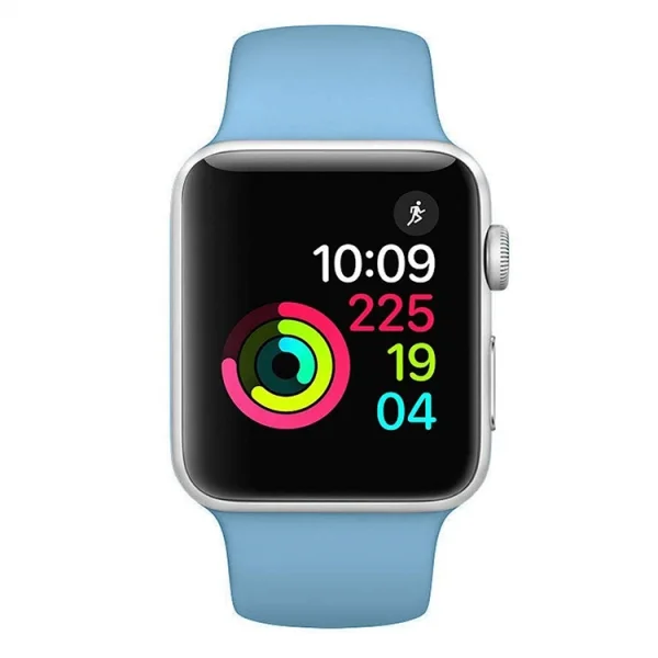 Силиконова каишка за Apple Watch Series 1/2/3 42mm / Series 4/5/6/SE 44mm, Син 2