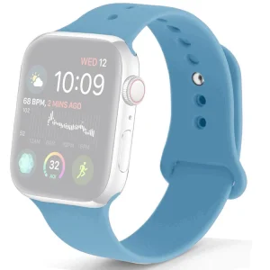 Силиконова каишка за Apple Watch Series 1/2/3 42mm / Series 4/5/6/SE 44mm, Син