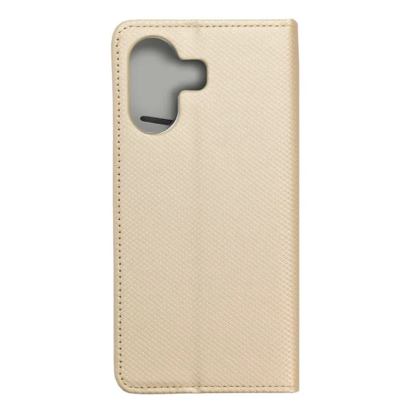Калъф Тефтер Smart Book за Xiaomi Redmi 13C, Златист 2