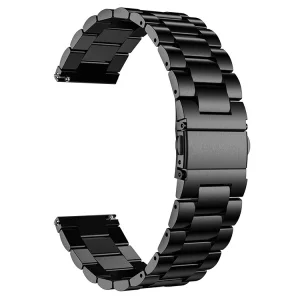 Каишка от неръждаема стомана Stainless за Samsung Galaxy Watch3 45mm, Черен