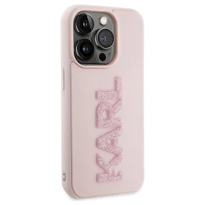 Калъф Karl Lagerfeld, 3D Rubber Glitter Logo Karl за IPhone 15 Pro Max, KLHCP15X3DMBKCP 4