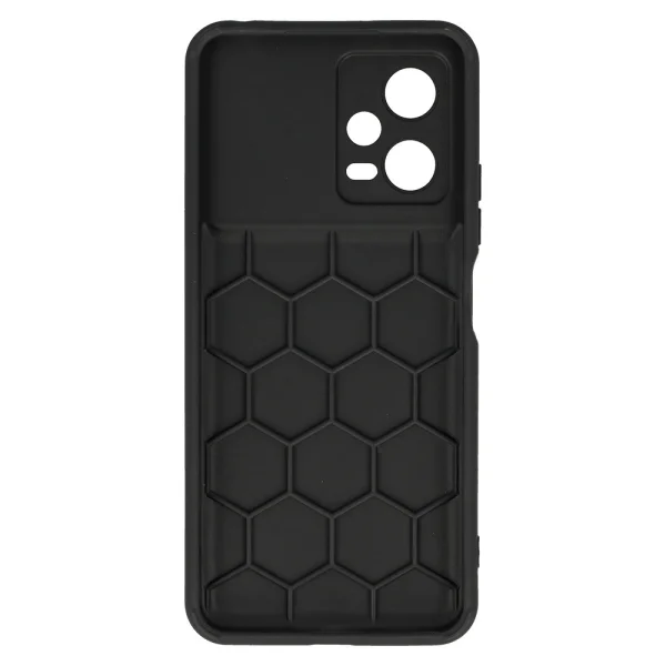 Silicone case Camera Protected for Xiaomi Redmi Note 12 5G / Poco X5, Black 2