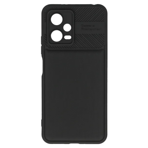 Silicone case Camera Protected for Xiaomi Redmi Note 12 5G / Poco X5, Black 3