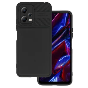Силиконов калъф Camera Protected за Xiaomi Redmi Note 12 5G / Poco X5, Черен