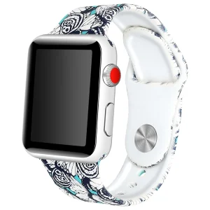 Silicone strap for Apple Watch Series 5 4 44mm / Series 3 2 1 42mm - Style E 4