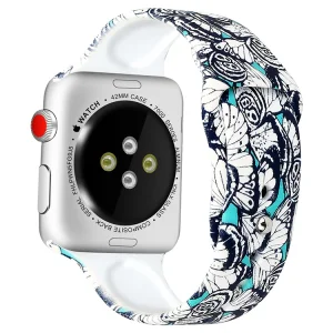 Силиконова каишка за Apple Watch Series 5 4 44mm / Series 3 2 1 42mm - Style E