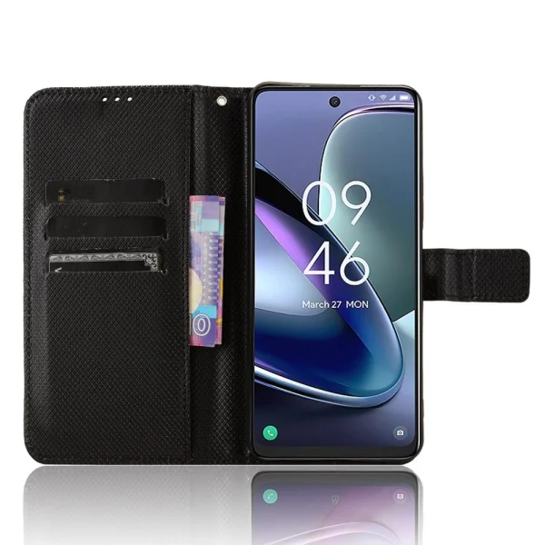 Калъф тефтер Smart Book за TCL 50 5G, Черен 2
