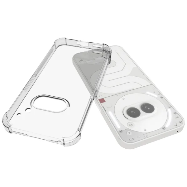 Anti Shock Silicone Case for Nothing Phone ( 2a ), Transparent 2