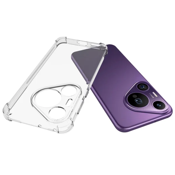 Силиконов калъф Anti Shock за Huawei Pura 70 Pro / Pura 70 Pro plus, Прозрачен 3