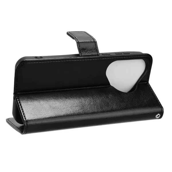 Leather Wallet Flip Case for Huawei Pura 70, Black 3
