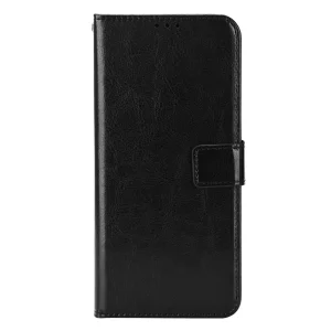 Leather Wallet Flip Case for Huawei Pura 70, Black 4