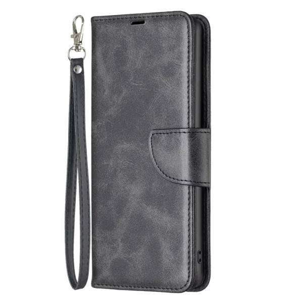 Калъф тефтер Leather Wallet за Motorola Edge 50 Pro 5G, Черен 4