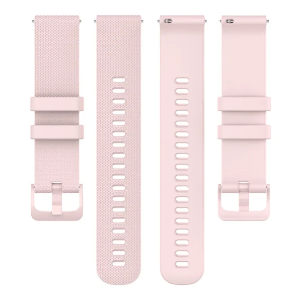 Silicone Strap 18mm for Garmin vivomove 3S/vivoactive 4S/Forerunner 255S, Pink 1