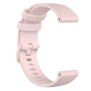Silicone Strap 18mm for Garmin vivomove 3S/vivoactive 4S/Forerunner 255S, Pink 4