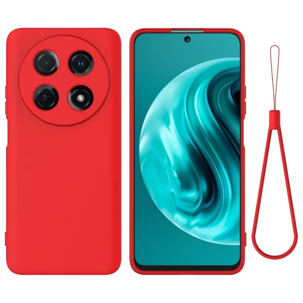 Lite Strap silicone case for Huawei Nova 12i, Red 1