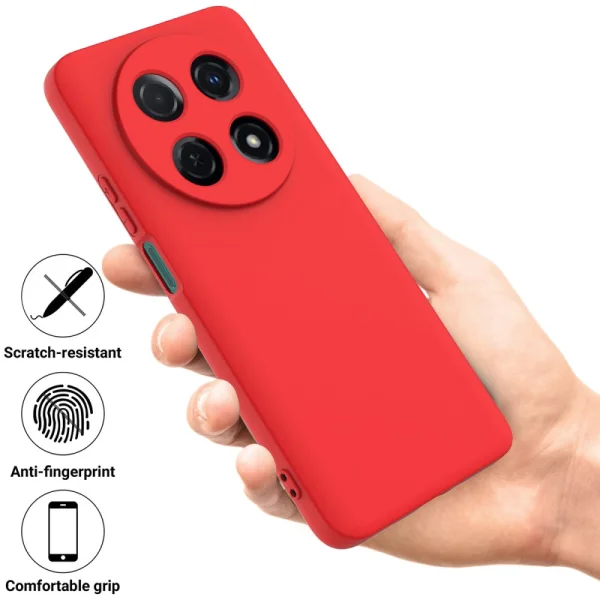 Lite Strap silicone case for Huawei Nova 12i, Red 2