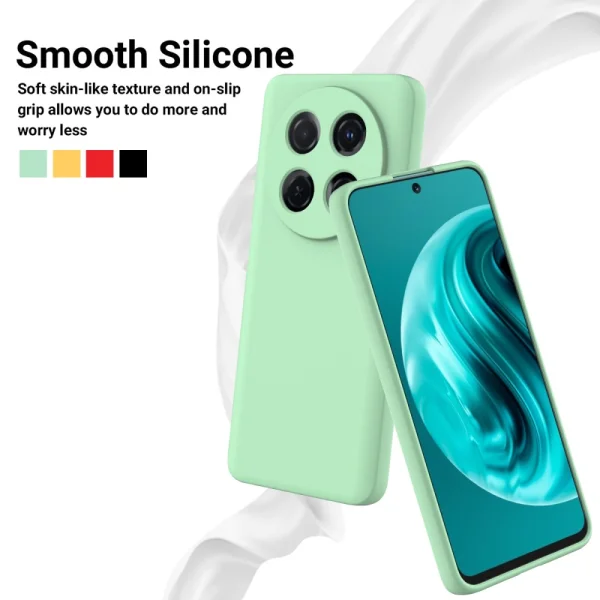 Silicone Lite Strap case for Huawei Nova 12i 4G, Green 3