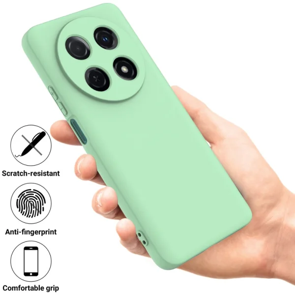 Silicone Lite Strap case for Huawei Nova 12i 4G, Green 2