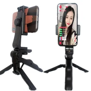 Selfie Stick and Tripod Desktop Mini Universal Tripod, Black