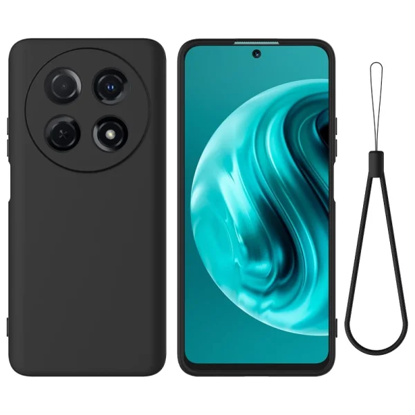Silicone Case Lite Strap for Huawei Nova 12i 4G, Black 1