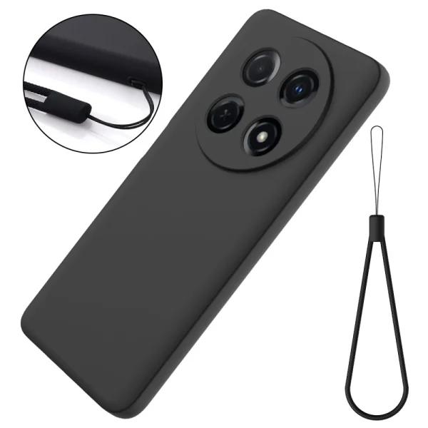 Silicone Case Lite Strap for Huawei Nova 12i 4G, Black 6