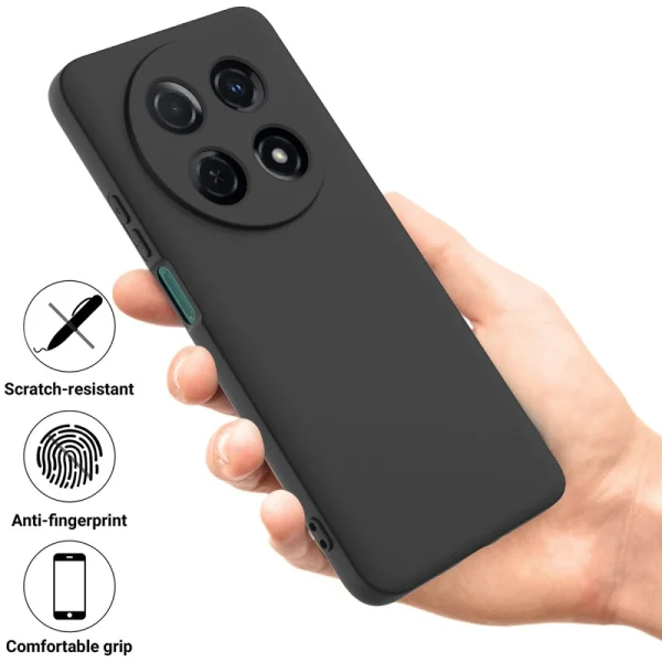 Silicone Case Lite Strap for Huawei Nova 12i 4G, Black 2