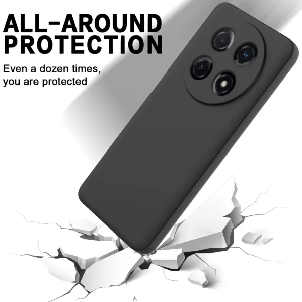 Silicone Case Lite Strap for Huawei Nova 12i 4G, Black 3