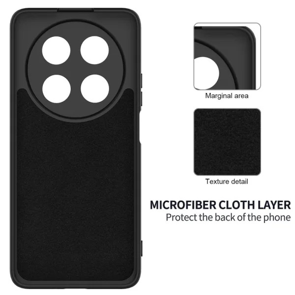 Silicone Case Lite Strap for Huawei Nova 12i 4G, Black 5