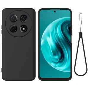 Силиконов калъф Lite Strap за Huawei Nova 12i 4G, Черен