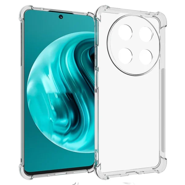 Силиконов калъф Anti Shock за Huawei Nova 12i 4G, Прозрачен 1